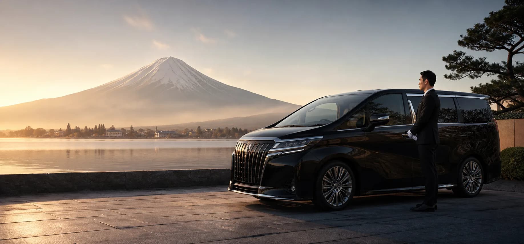 Premium airport transfer vehicle